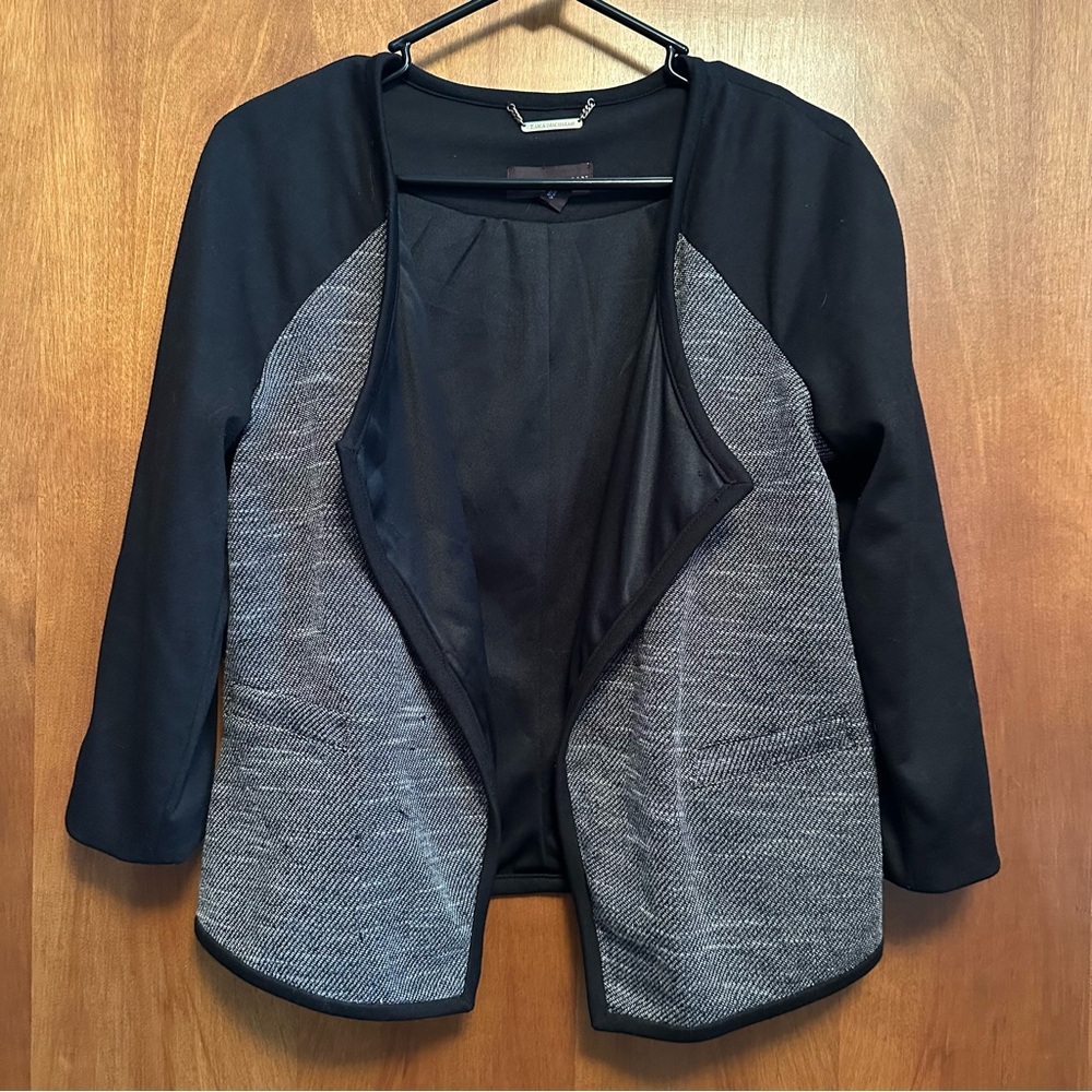 Dana Buchman Jacket Grey‎ Black 8